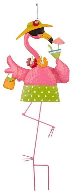 Flamingo garden stake